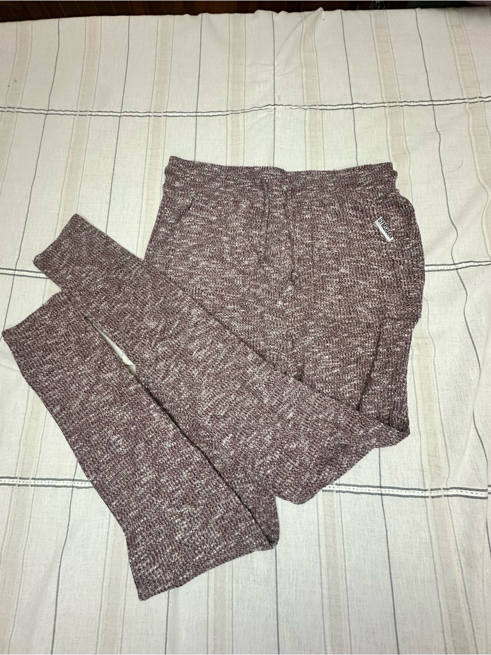 Gymshark Marled Mauve Lounge Pants